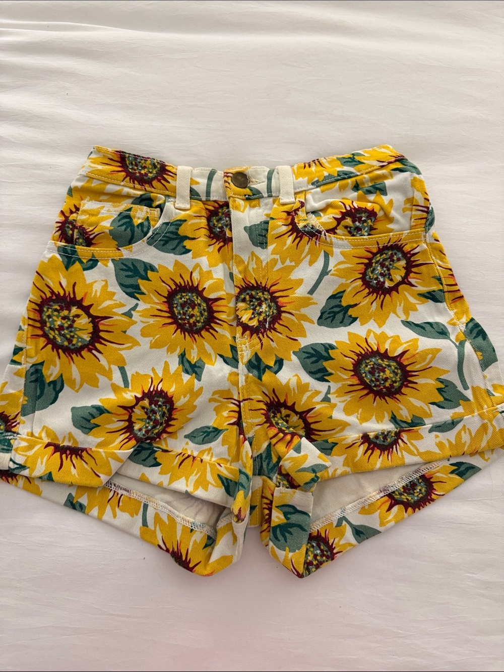 American Apparel Sunflower Women’s Shorts - Yellow